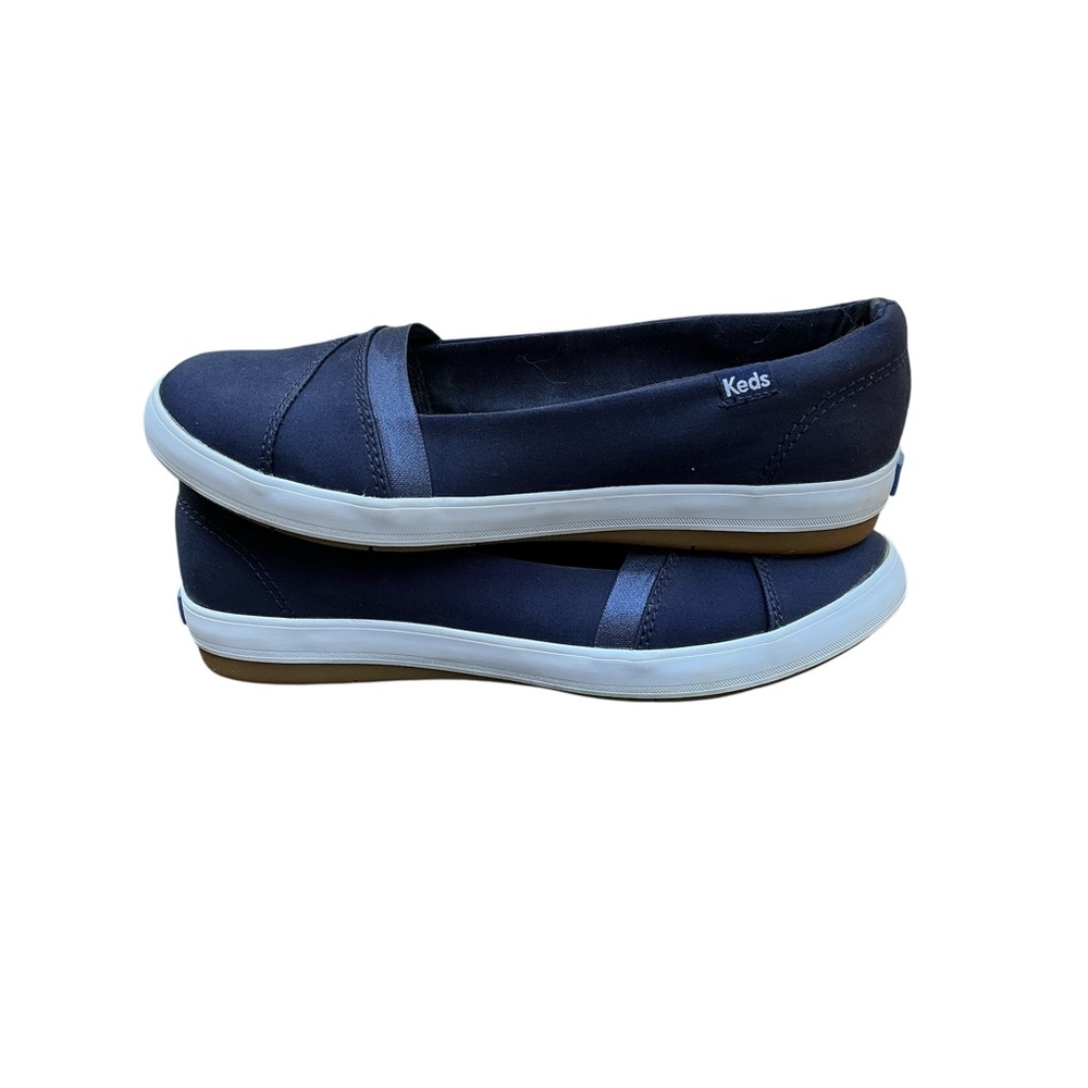 Keds Blue Slip On Calli II Canvas Shoes Size 6 EUC - Picture 4 of 7